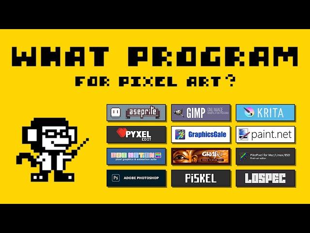 What Program to use for Pixel Art? (Paid and Free Software)