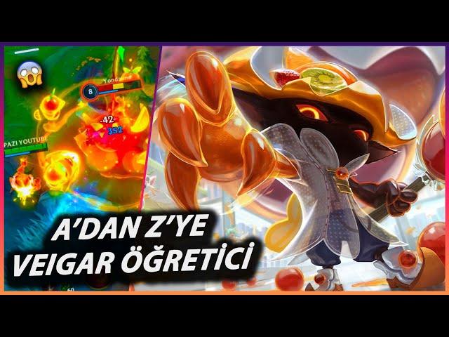 A'DAN Z'YE VEIGAR ÖĞRETİCİ | YENİ KOSTÜM | BEST BUILD - Wild Rift