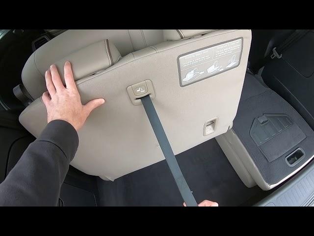 Honda Odyssey Tutorials - How To Use Stowing Magic Rear Seats