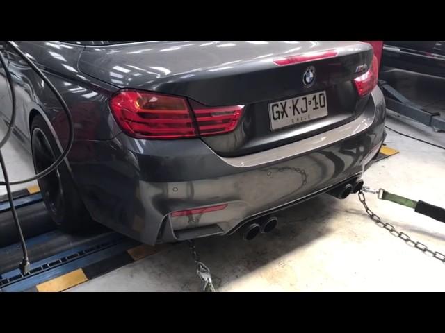 BMW M4 with Akrapovic - Dyno Run