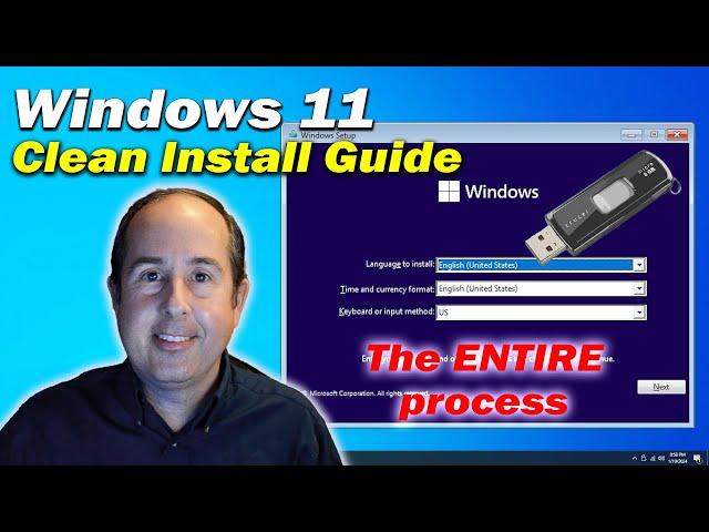 Windows 11 Clean Install Guide | The ENTIRE process | How to Install Windows 11