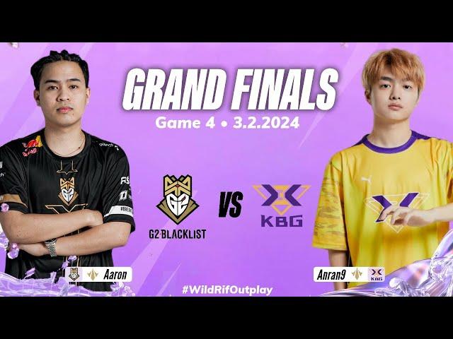 G2B vs. KBG • Game 4 (Bo7) | Grand Finals | WRL Asia 2023 Season 2