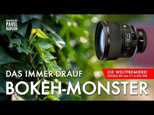 Die Weltpremiere - das Immer-Drauf-Bokeh-Monster: SIGMA 85 mm F1.4 DG DN