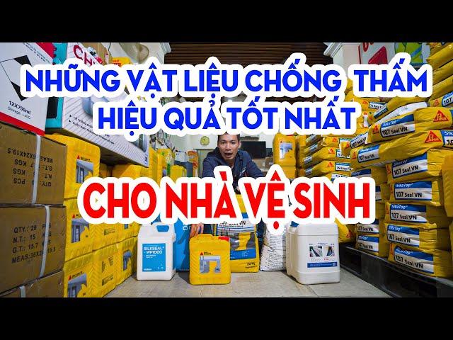 Giải Pháp Chống Thấm Hiệu Quả Cho Nhà Vệ Sinh Silkseal WP1000, Sikatopseal 107 và Maxbond 1211