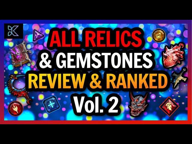 All Relics and Gemstones Review & Ranked - Part 2 | RAID: Shadow Legends