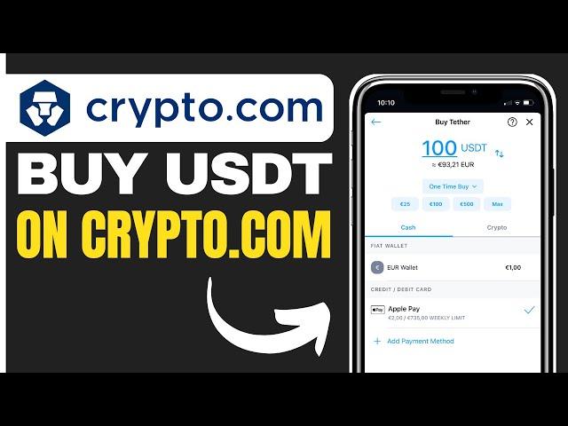 How to Buy USDT on Crypto.com (2024)