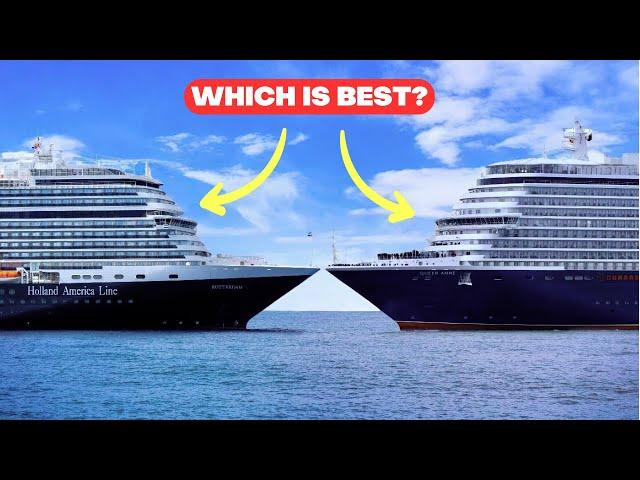 Cruise Showdown! MS Rotterdam vs Cunard Queen Anne - WHO WINS?