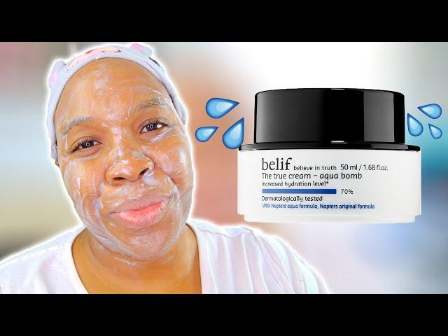 BELIF The True Cream Aqua Bomb! Worth the MONEY? BELIF The True Cream Aqua Bomb Demo and Review!