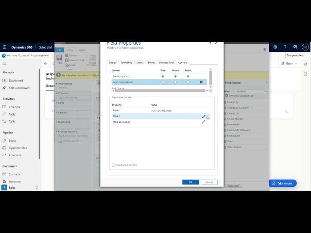 Phone Number validation in Dynamics CRM