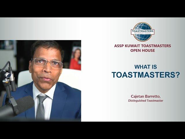 What is Toastmasters? Develop your public speaking & leadership skills.