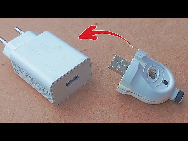 JUST plug this into your phone charger! GENIUS DIY!