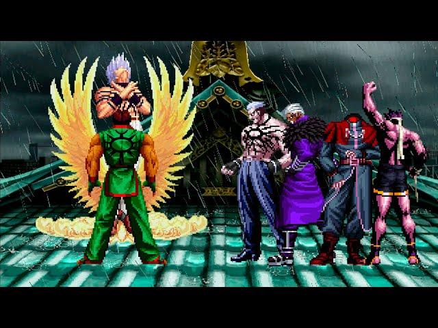 [KOF Mugen] Xavier Kim vs KOF Bosses Team