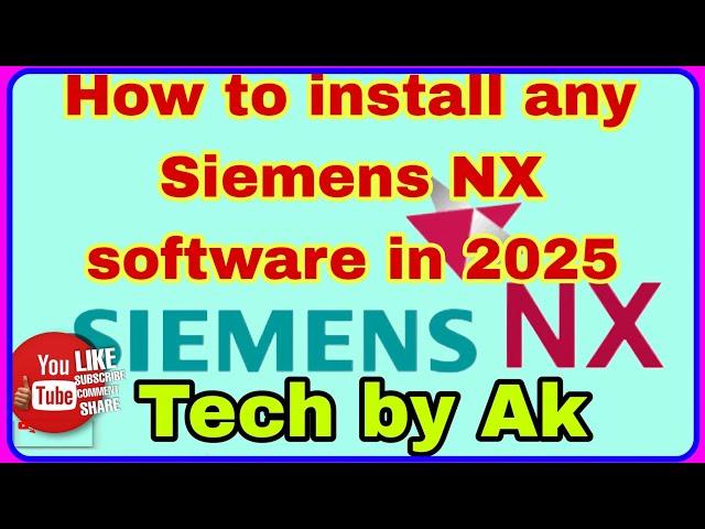 How to install any NX Software in 2025|cad cam cnc|#engineering #design #designer #drafting #drafter