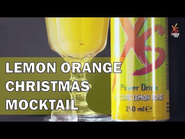 XS Power Drink - Lemon Orange Christmas cocktail