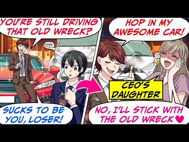 My Coworker Gets a Fancy Car & Mocks My Old One! He Offers the CEO's Daughter…[RomCom Manga Dub]