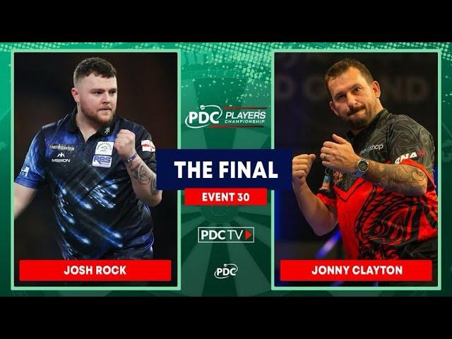 Josh Rock vs Jonny Clayton | Final | PDC Players Championship 30