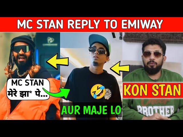 Mc Stan Reply To Emiway  !! Emiway Troll Stan & Naezy React ||