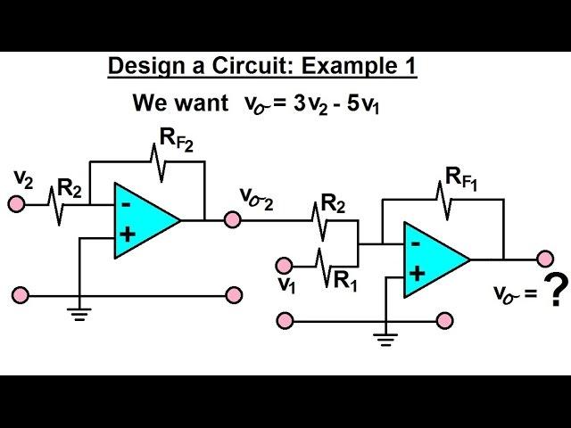 Electrical Engineering: Ch 5: Operational Amp (17 of 28) Design a Circuit: Example 1