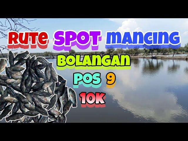 RUTE SPOT MANCING BOLANGAN HARIAN POS 9 (Pak Tres) Saweran 10k