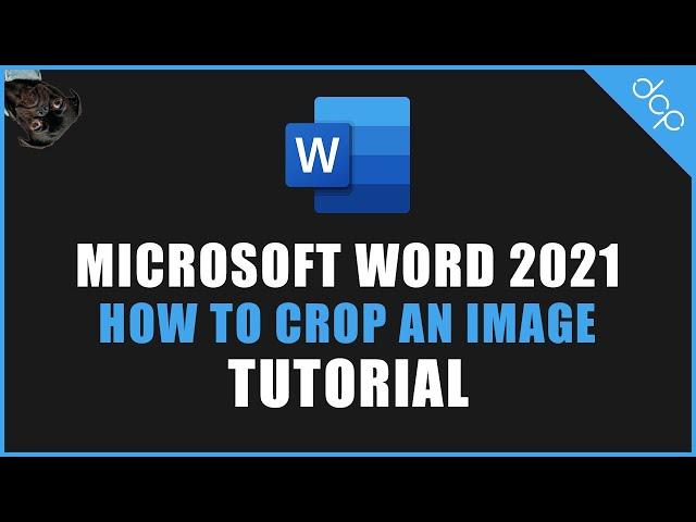 How to crop image in Microsoft Word - [ Crop picture Microsoft word Tutorial ]