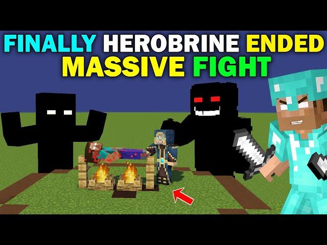 HEROBRINE END FOREVER AFTER MASSIVE FIGHT  MINECRAFT SEASON 4 EP3