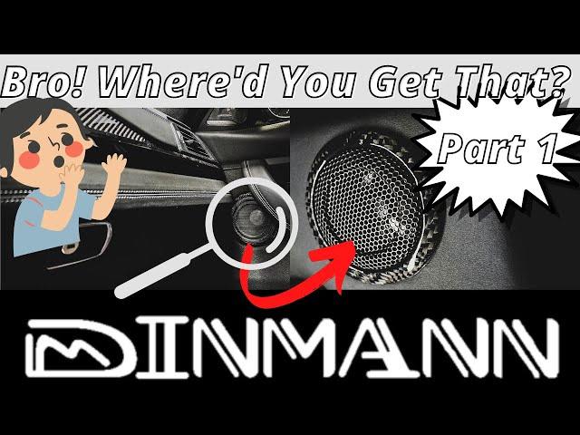 Dinmann Carbon Fiber Speaker Grills for the BMW M3 & M4 - WHERE TO GET THEM!