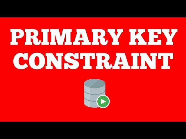PRIMARY Key Constraint | Oracle SQL Tutorial for beginners | Techie Creators