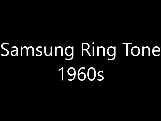 Samsung ringtone - 1960s