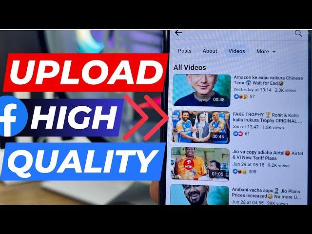 How To Upload Hd Videos And Photos On Facebook 2025