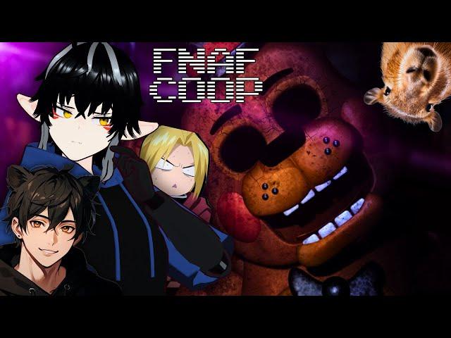 QUATRO SEM NOÇÃO TENTANDO SOBREVIVER NO FNAF COOP DO ROBLOX! - Com @Wes-Bear @EuDenys. & @MP123BR