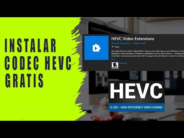 How to install HEVC extension FREE - Tutorial 2024