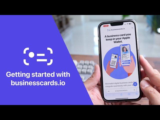 Getting started with businesscards.io
