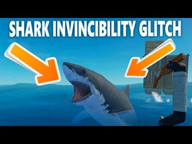 Invincibility Shark Glitch - Raft Survival Simulator