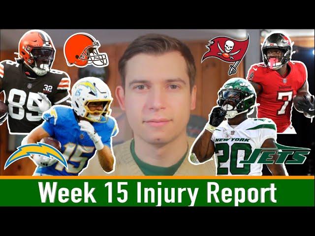 Week 15 Injury Updates & Final Rankings + W - L Picks | 2024 Fantasy Football