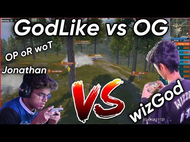 Jonathan OP oR woT | Godlike vs OG | Third Party goes wrong | souL Godlike Pubg tournament #jonathan