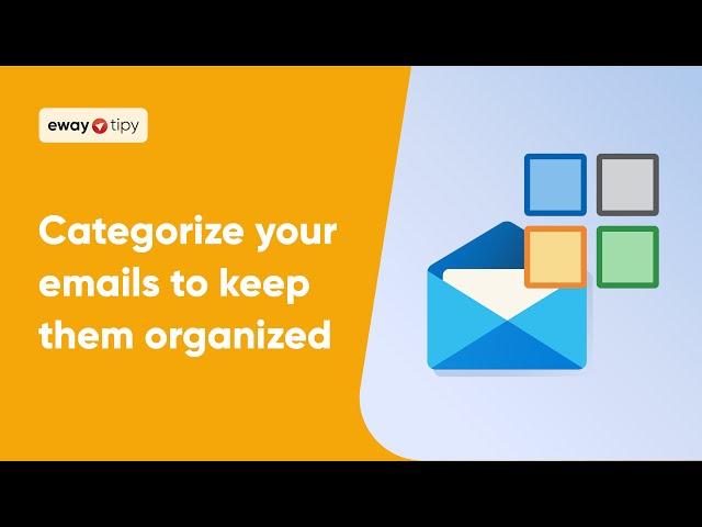 How to easily categorize Outlook emails for eWay-CRM