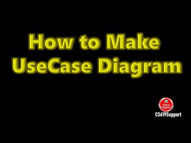 How to Make UseCase diagram