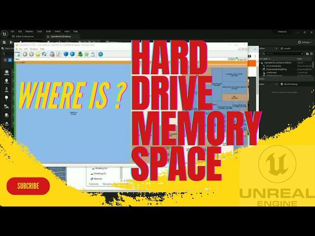 Unreal Engine take a lot of hard drive memory space! What can I do? (Unreal Engine video tutorial)