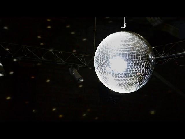 Spinning Disco Ball | Animated Moving Video Background