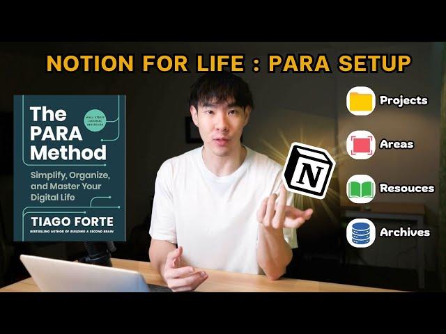 Notion for life : PARA Set up in Notion -  Second Brain (สอนสร้างตั้งแต่พื้นฐาน)