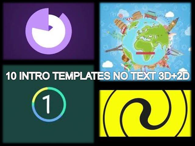 10 Intro Templates No Text Free Copyright | Link in Description #FORSIGO