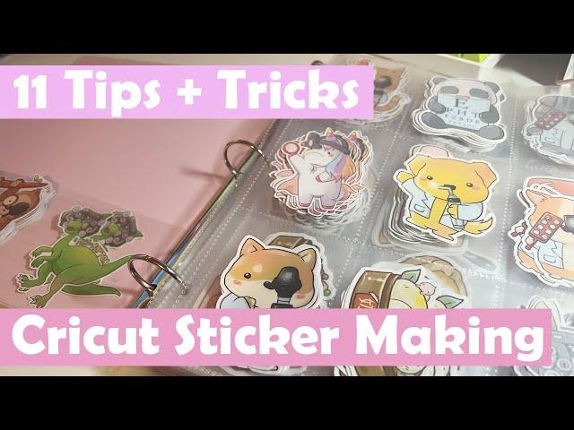 11 Useful Tips For Making Stickers With Cricut