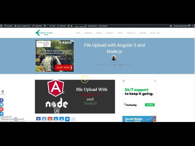 File Upload with Angular 2 and NodeJS