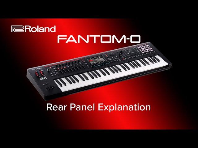 Roland FANTOM-0 - Rear Panel Explanation