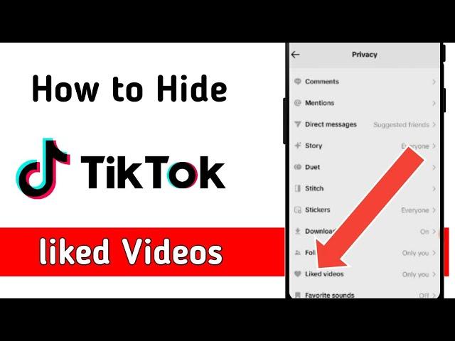 How to Hide TikTok Liked Videos