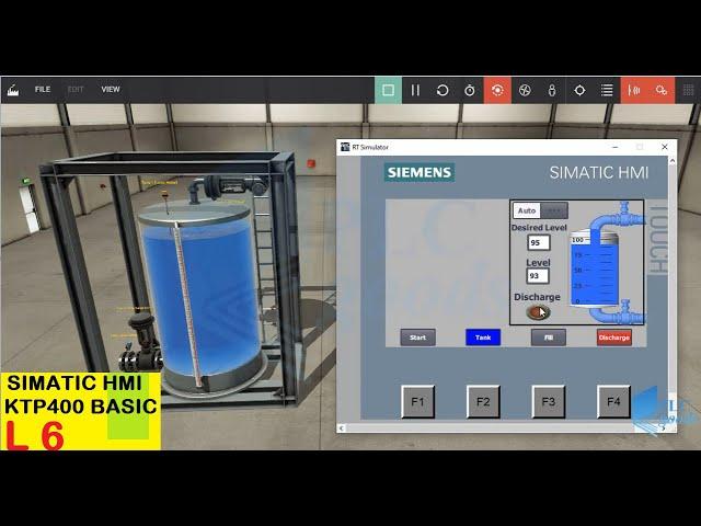 TIA PORTAL: defining username/password, function keys, multiple screens on Siemens KTP400 HMI