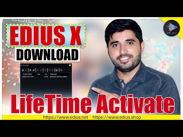 EDIUS X Lifetime Activate | Edius Grass Valley Official | Film Editing School