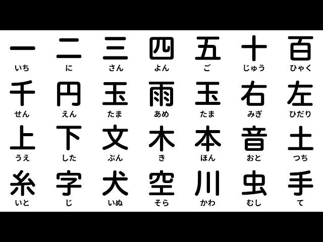 【All Basic KANJI】Master 240 Essential Kanji for Beginners