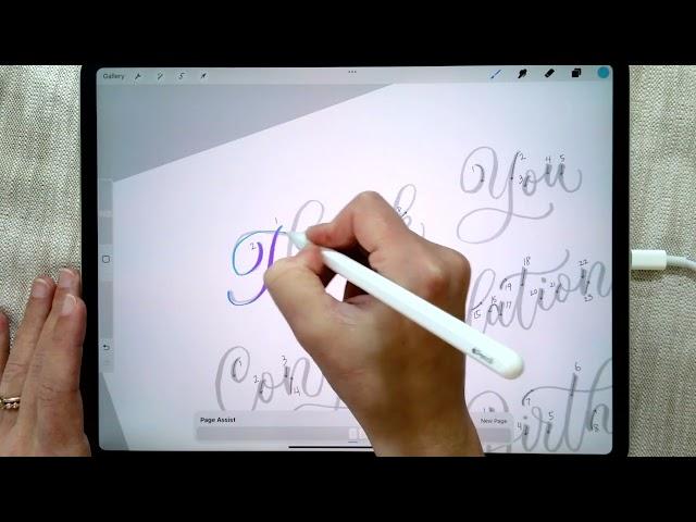 How to Import PDF into Procreate (Calligraphy Skool Worksheets)