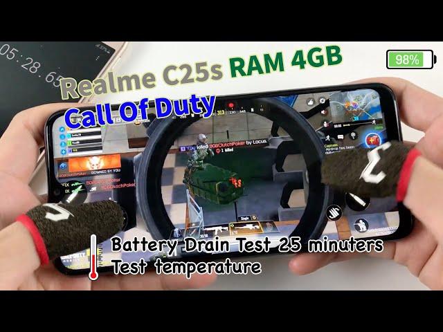 Realme C25s Call Of Duty Test | Helio G85, 4GB